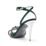 Popsandals | Wine Grapes ^ Stiletto Stick ~ Silver * à la Mode