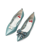 Cherriots | Recycled Leather ^ Cherry Cone ~ Silver * à la Magnetic